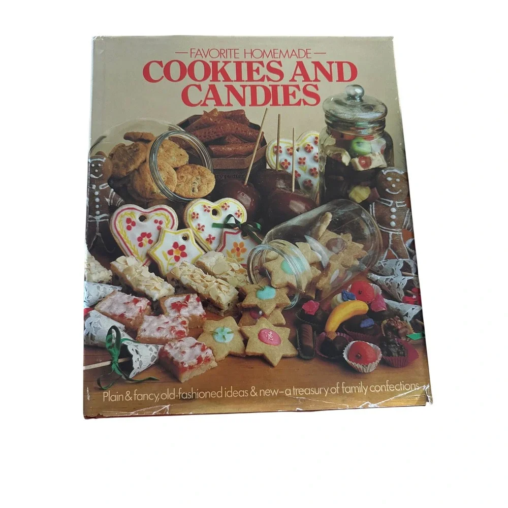 Favorite Homemade Cookies and Candies Cookbook Sedgewood Press Hardcover Vintage